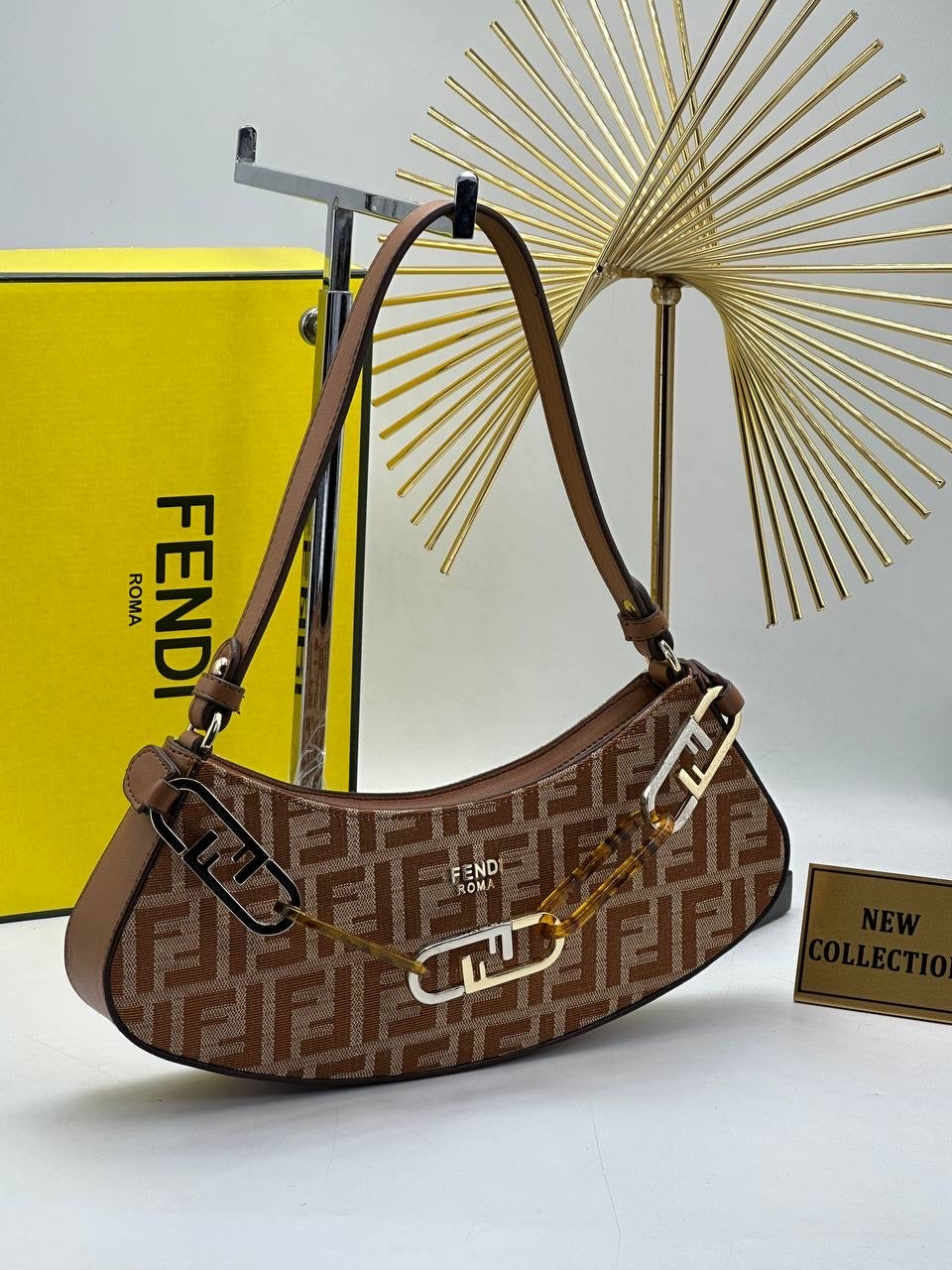 Fendi O’ Lock Swing Bag Fendi print