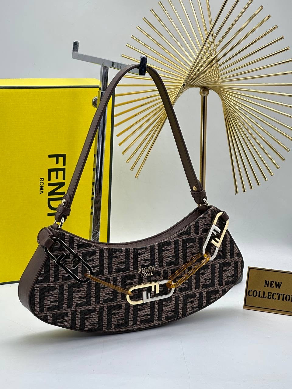 Fendi O’ Lock Swing Bag Fendi print