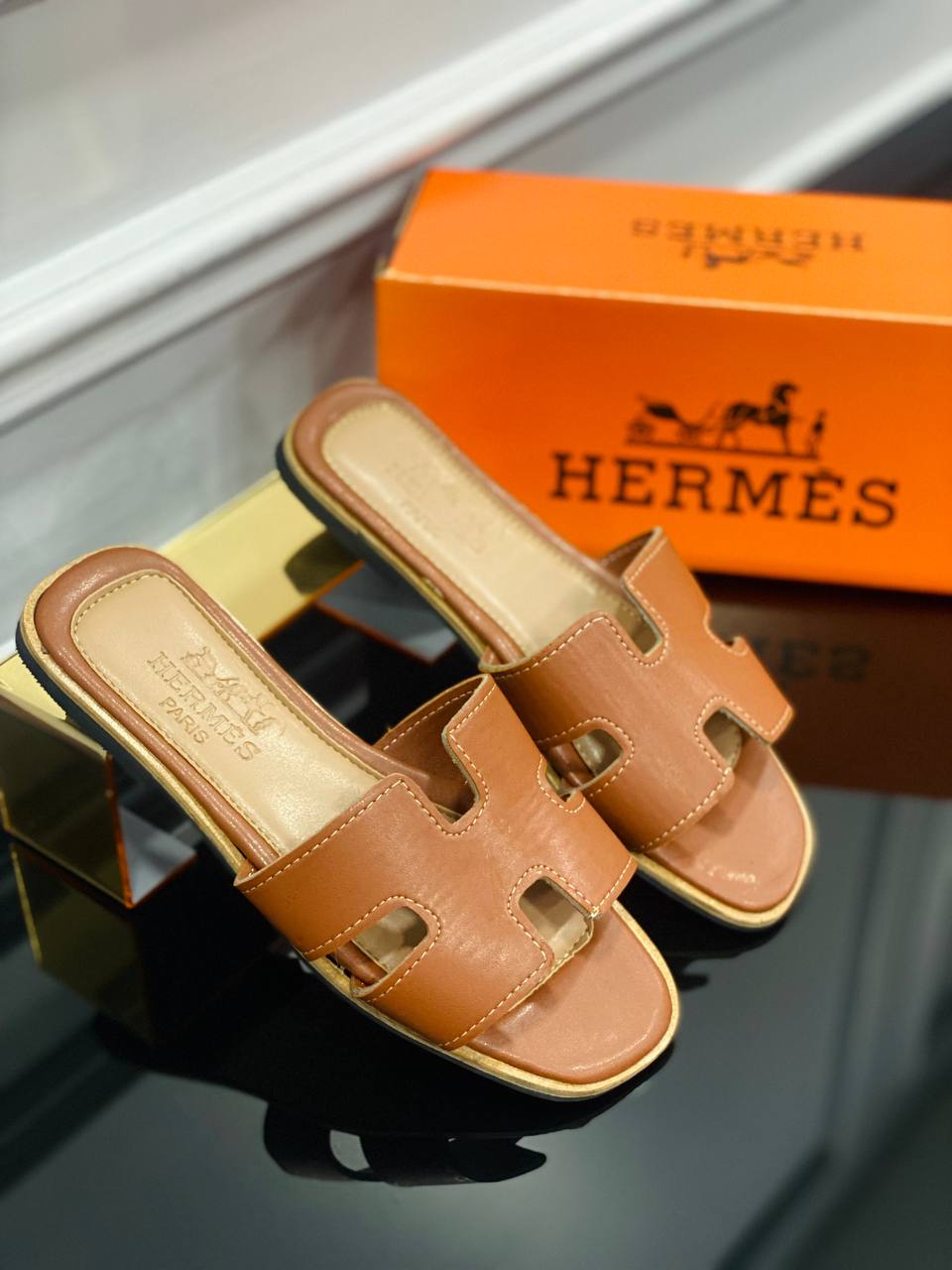 Hermes Oran Sandals