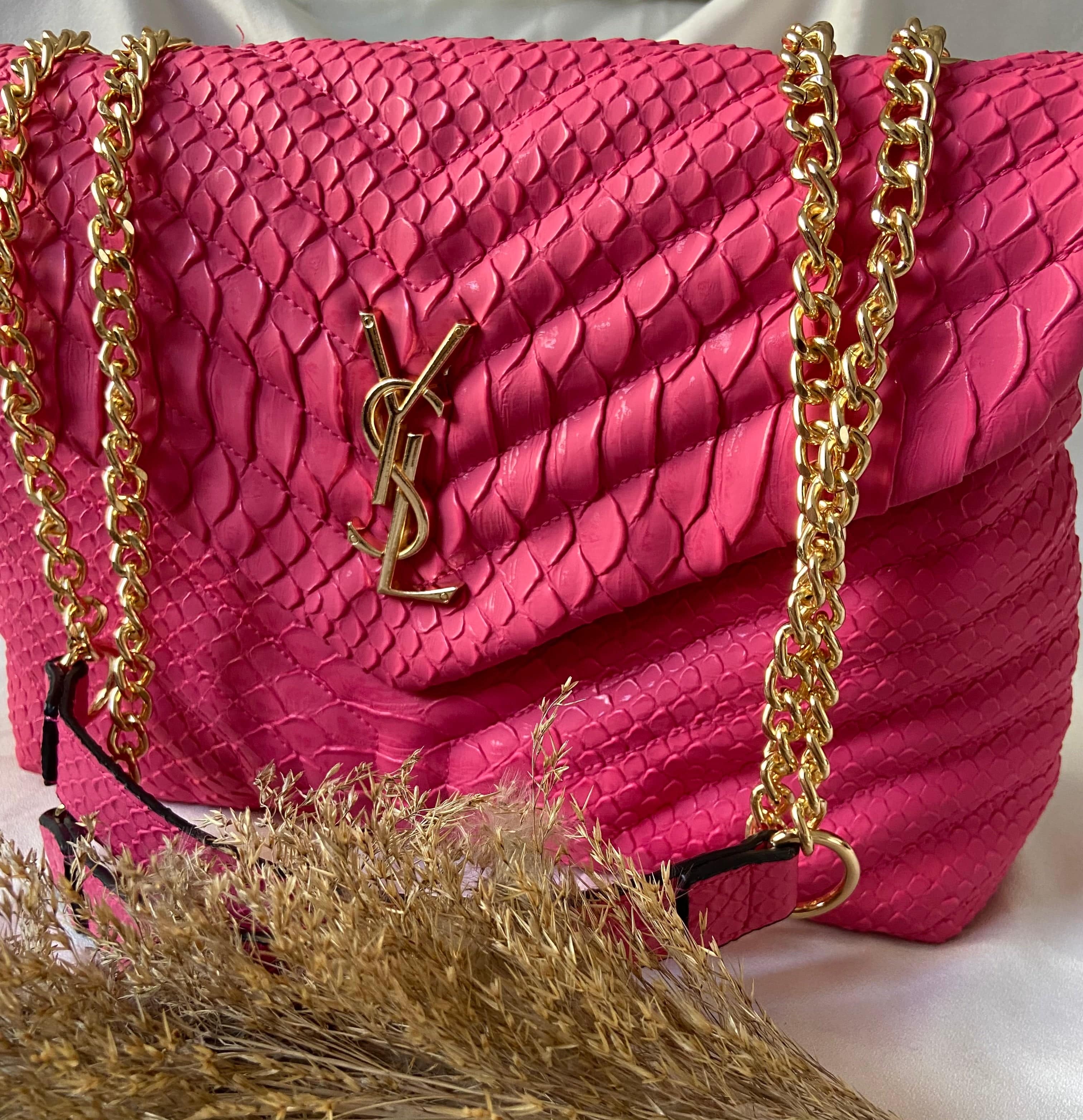 YSL pink bag