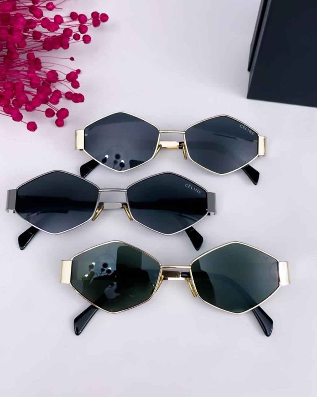 Celine Sunglasses Triomph hexagon